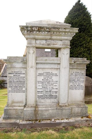 Greenshields--Douglas memorial, Douglas, Scotland memorial